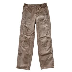 Pilcro The Roamer Dusty Pink Cargo Utility Pants Size 25 Women's, Anthropologie